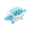 Phedgehog Shape Dog Toy Leaking Food Toys For Small Large Dogs Cat Chewing Toys Pet Tooth Cleaning Indestructible Puppy Toys Ball Molar Tooth Cleaning